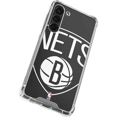 NBA Brooklyn Nets Large Logo Galaxy S24 FE Clear Case