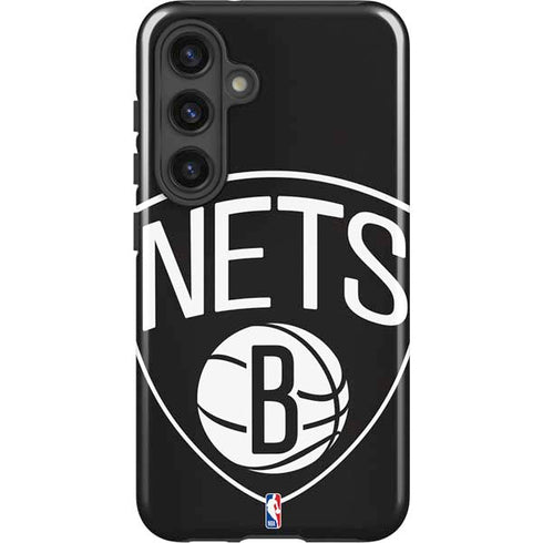 NBA Brooklyn Nets Large Logo Galaxy S25 Plus Impact Case