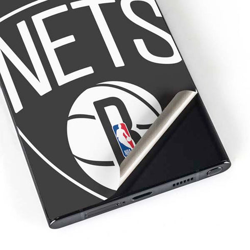 NBA Brooklyn Nets Large Logo Galaxy S25 Ultra Skin