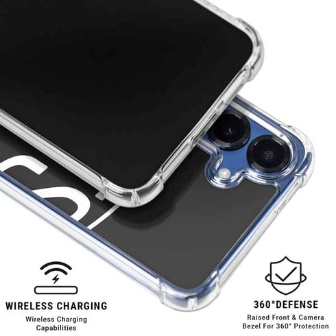 NBA Brooklyn Nets Large Logo Galaxy S25 Clear Case