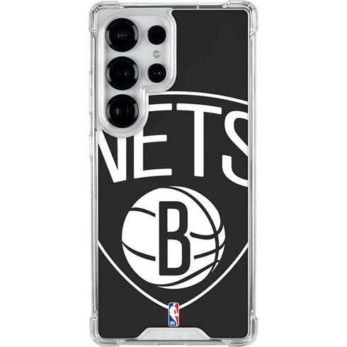 NBA Brooklyn Nets Large Logo Galaxy S25 Ultra Clear Case