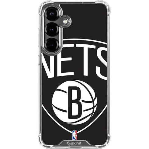 NBA Brooklyn Nets Large Logo Galaxy S26 Clear Case