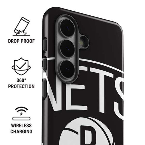 NBA Brooklyn Nets Large Logo Galaxy S26 Impact Case