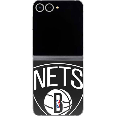 NBA Brooklyn Nets Large Logo Galaxy Z Flip6 Skin