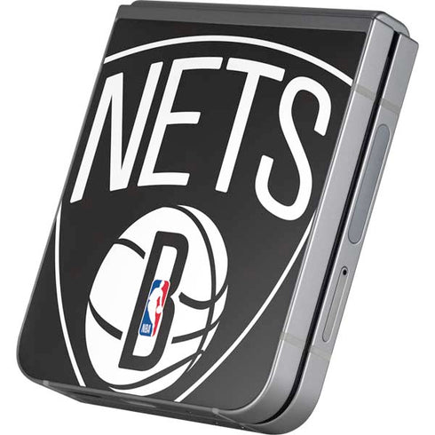 NBA Brooklyn Nets Large Logo Galaxy Z Flip6 Skin