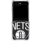 NBA Brooklyn Nets Large Logo Galaxy Z Flip6 Clear Case