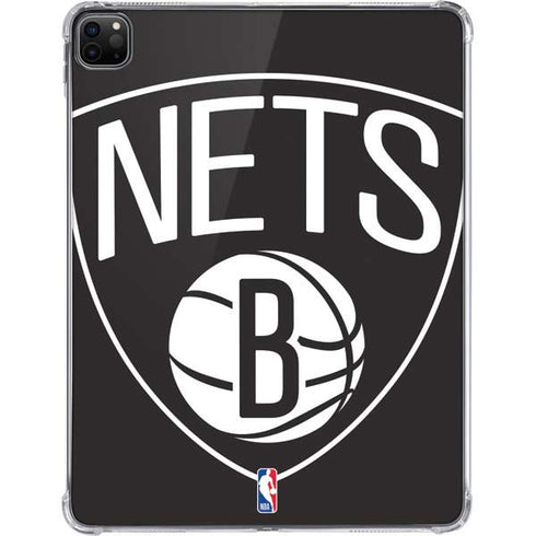 NBA Brooklyn Nets Large Logo iPad Pro 11in (2024) Clear Case