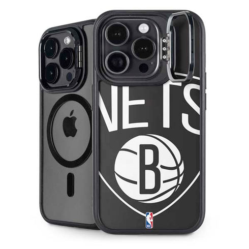 NBA Brooklyn Nets Large Logo iPhone 13 Pro Kickstand Case