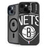 NBA Brooklyn Nets Large Logo iPhone 15 Plus Kickstand Case