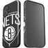 NBA Brooklyn Nets Large Logo iPhone 16 Impact Case
