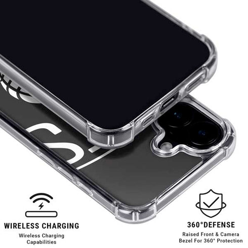 NBA Brooklyn Nets Large Logo iPhone 16 MagSafe Case