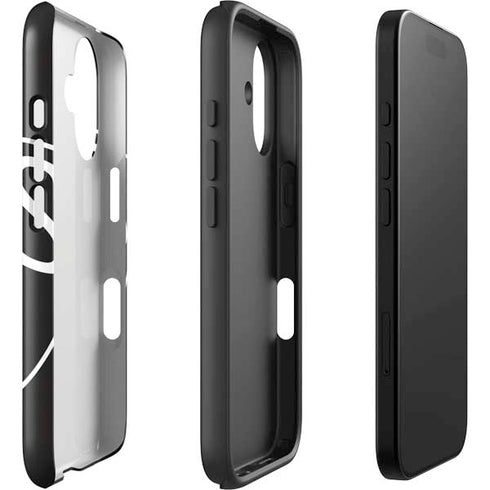 NBA Brooklyn Nets Large Logo iPhone 16 Plus Impact Case