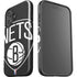 NBA Brooklyn Nets Large Logo iPhone 16 Plus Impact Case
