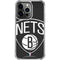 NBA Brooklyn Nets Large Logo iPhone 16 Pro Clear Case