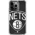 NBA Brooklyn Nets Large Logo iPhone 16 Pro Clear Case