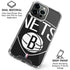 NBA Brooklyn Nets Large Logo iPhone 16 Pro Clear Case