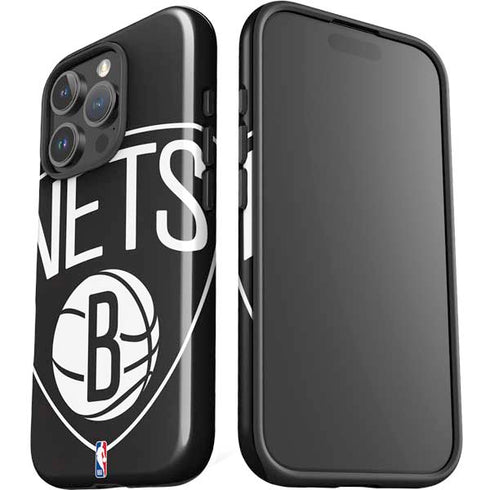 NBA Brooklyn Nets Large Logo iPhone 16 Pro Max Impact Case
