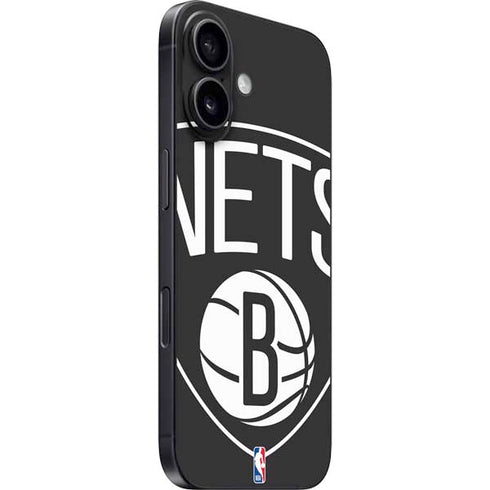NBA Brooklyn Nets Large Logo iPhone 16 Skin