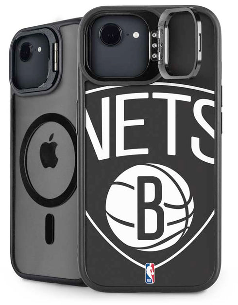 NBA Brooklyn Nets Large Logo iPhone 16e Kickstand Case