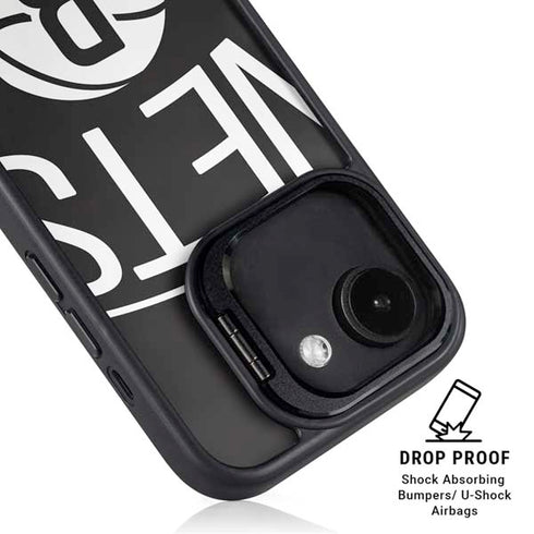 NBA Brooklyn Nets Large Logo iPhone 16e Kickstand Case