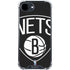NBA Brooklyn Nets Large Logo iPhone 16e Clear Case