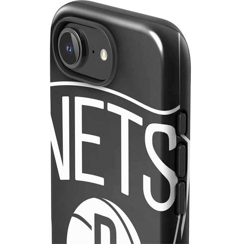 NBA Brooklyn Nets Large Logo iPhone 16e Impact Case