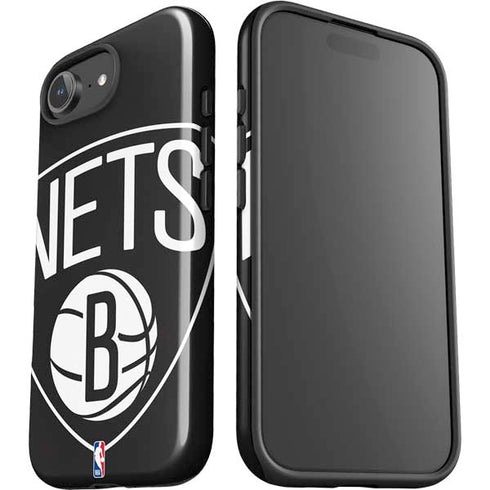 NBA Brooklyn Nets Large Logo iPhone 16e Impact Case