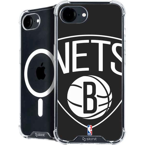 NBA Brooklyn Nets Large Logo iPhone 16e MagSafe Case