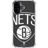 NBA Brooklyn Nets Large Logo iPhone 17 Clear Case