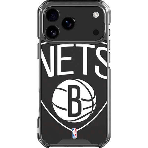 NBA Brooklyn Nets Large Logo iPhone 18 Pro Max Clear Case