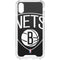 NBA Brooklyn Nets Large Logo iPhone XS Clear Case