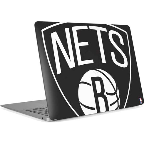 NBA Brooklyn Nets Large Logo Apple MacBook Air Skin