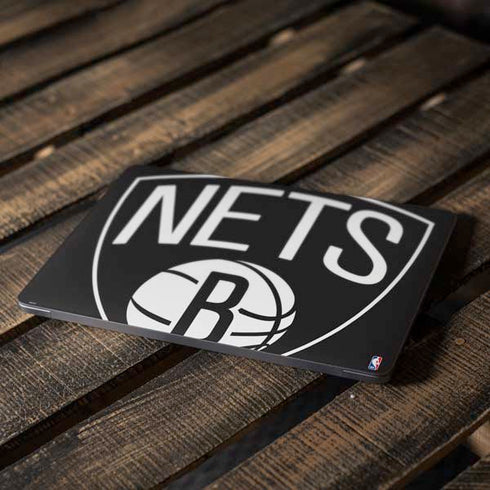 NBA Brooklyn Nets Large Logo Apple MacBook Air Skin