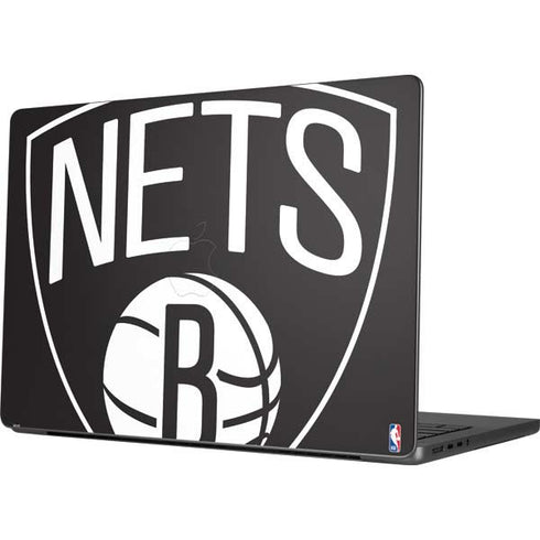 NBA Brooklyn Nets Large Logo Apple MacBook Pro 14-inch Skin