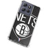 NBA Brooklyn Nets Large Logo Moto G 5G (2025) Clear Case