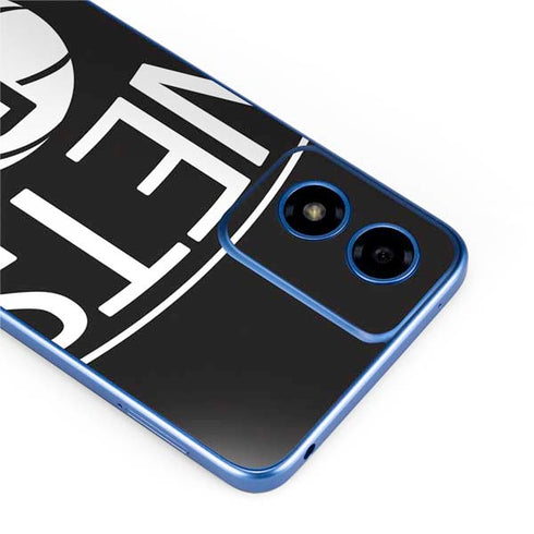 NBA Brooklyn Nets Large Logo Moto G Play 4G (2024) Skin
