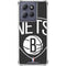 NBA Brooklyn Nets Large Logo Moto G Stylus 5G (2025) Clear Case