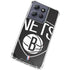 NBA Brooklyn Nets Large Logo Moto G Stylus 5G (2025) Clear Case