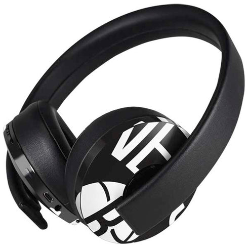 NBA Brooklyn Nets Large Logo PlayStation 4 Gold Wireless Headset Skin