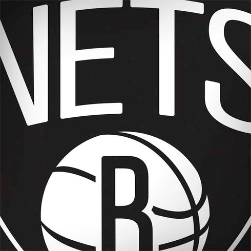 NBA Brooklyn Nets Large Logo PlayStation 4 Gold Wireless Headset Skin
