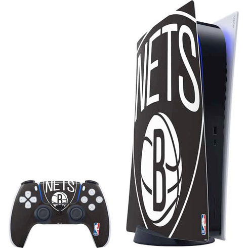 NBA Brooklyn Nets Large Logo PlayStation PS5 Skins