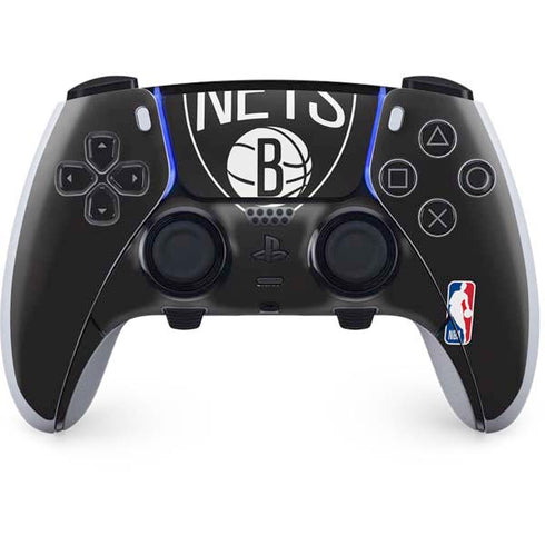 NBA Brooklyn Nets Large Logo PS5 DualSense Edge Pro Controller Skin