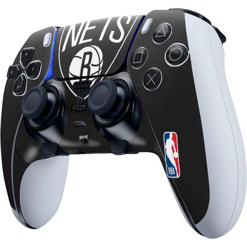 NBA Brooklyn Nets Large Logo PS5 DualSense Edge Pro Controller Skin