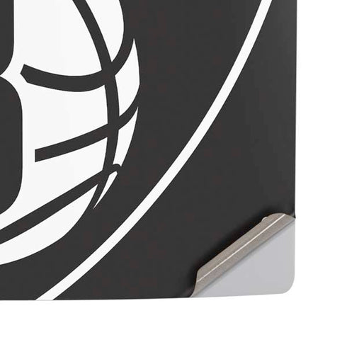 NBA Brooklyn Nets Large Logo PS5 Pro Disk Console Skin