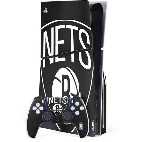NBA Brooklyn Nets Large Logo PlayStation PS5 Skins