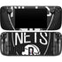 NBA Brooklyn Nets Large Logo Steam Deck Handheld Gaming Computer Skin