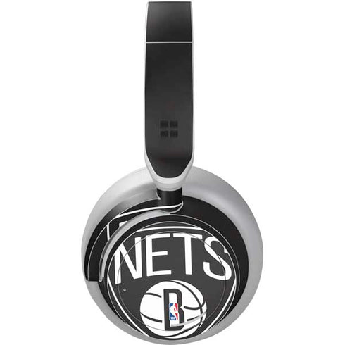 NBA Brooklyn Nets Large Logo Surface Headphones Skin