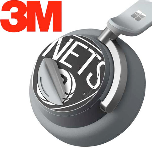 NBA Brooklyn Nets Large Logo Surface Headphones Skin