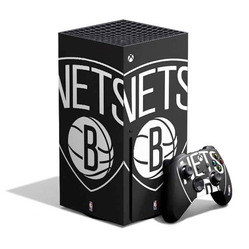 NBA Brooklyn Nets Large Logo Xbox Series X Skins
