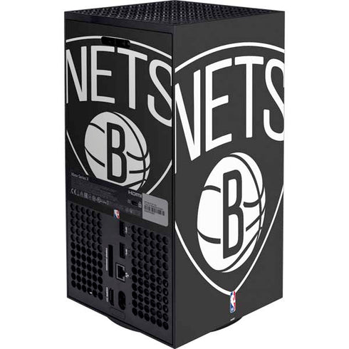 NBA Brooklyn Nets Large Logo XBox Series X Digital Edition Bundle Skin